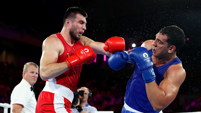 Uzbekistan’s Bakhodir Jalolov secures back-to-back boxing golds in men’s +92kg