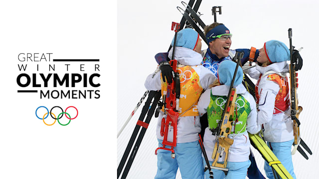 Mixed Biathlon Relay | Sochi 2014 | Great Winter Olympic Moments