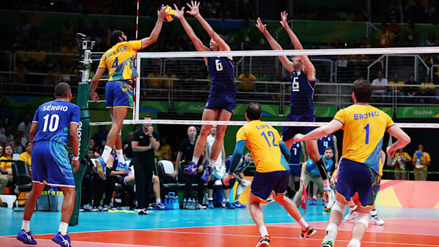 Olympics volleyball rio hotsell