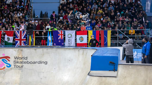 Luigi Cini, Pedro Barros, Augusto Akio e Raicca Ventura avançam à final do Mundial de Skate Park 2023