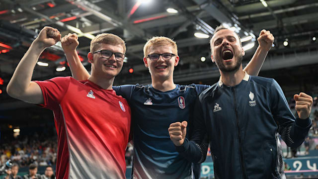 Félix Lebrun offre à la France une médaille de bronze historique