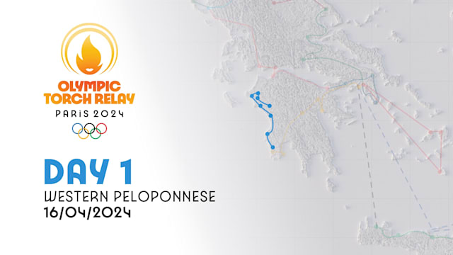 ओलंपिक टॉर्च रिले | पहला दिन पश्चिमी पेलोपोनिस | ओलंपिक गेम्स पेरिस 2024