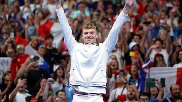 Léon Marchand : « Fier d’être Français, c’était incroyable »