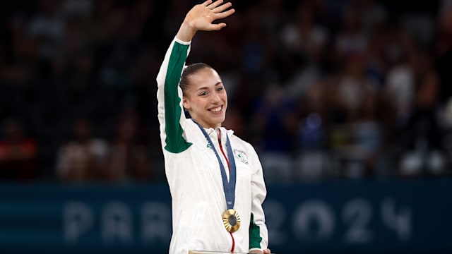 L'Algérienne Kaylia Nemour sur un nuage