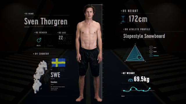 Anatomía de un snowboarder: fortalezas ocultas de la estrella Sven Thorgren