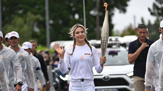 Paris 2024 Olympic Torchbearer Ailing (Eileen) Gu