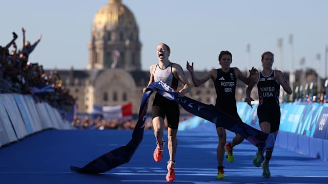 Germany takes triathlon mixed relay gold in epic sprint to finish