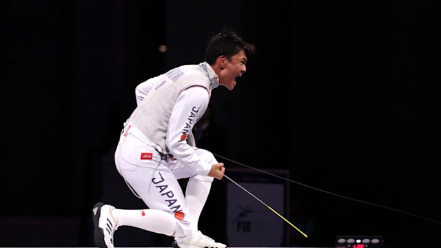 Japan's pinpoint precision helps win fencing gold in men’s team foil