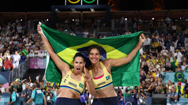 Ana Patrícia e Duda serão porta-bandeiras na Cerimônia de Encerramento