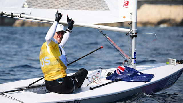 Australia's Matt Wearn wins men's dinghy gold