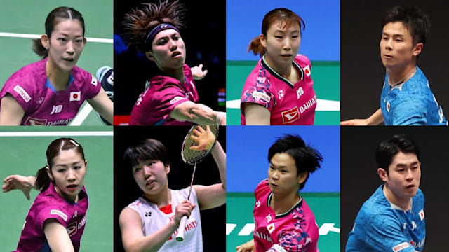 バドミントン・パリ2024 日本代表メンバー12選手を一挙紹介！