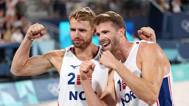 QAT v NOR - Men's Bronze Medal Match | Beach Volleyball | Olympic Games Paris 2024