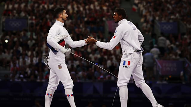 Les épéistes français au pied du podium