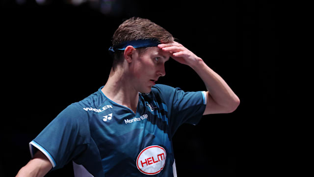 Singapore Open: Viktor Axelsen pulls out of semis with injury