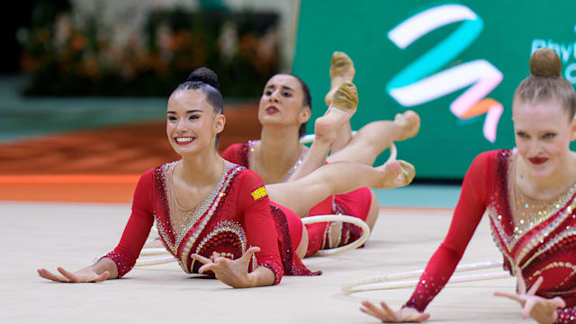 La gimnasta que dibujaba los Juegos Olímpicos