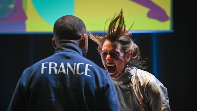 Escrime : Manon Apithy-Brunet et Boladé Apithy, le couple qui transforme l'amour en médailles | Grand Prix de sabre d'Orléans 2023