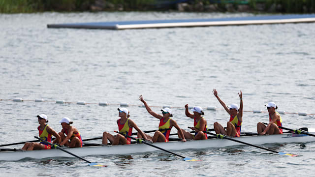 Romania take women's eight gold, finishing four seconds ahead of rest