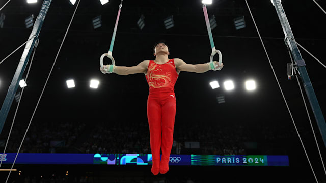 JO de Paris 2024 - Gymnastique : doublé chinois aux anneaux hommes, Samir Aït Saïd manque le podium d'un souffle