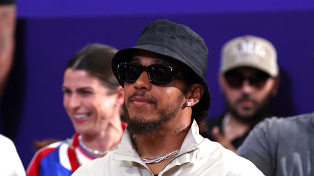 F1’s Lewis Hamilton cheers on ‘best friend’ Miles Chamley-Watson