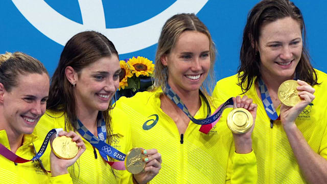 National Anthems | The Gold Medal Moments of Australia in Tokyo