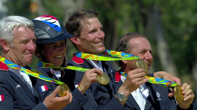 France win equestrian jumping team gold