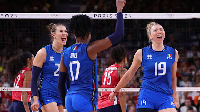 Italy's women win first Olympic volleyball gold