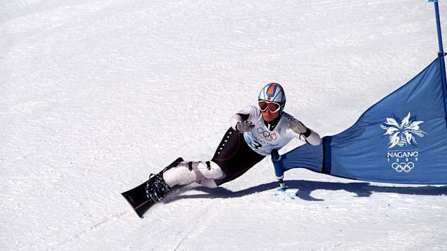 スノーボード NAGANO Winter Olympics 98 board Coca Nagano Winter Olympics '98 (USA) : Konami of America : Free Borrow