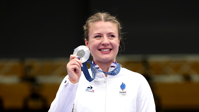 Camille Jedrzejewski, vice-championne olympique du pistolet 25 m femmes