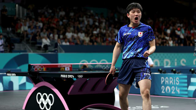 張本智和、平野美宇が初戦を突破｜パリ2024卓球