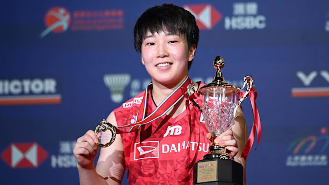 山口茜、ストレート勝利で今季ツアー5勝目！｜バドミントン・香港オープン2023