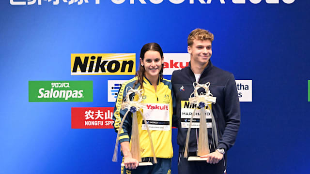 World Aquatics Championships 2023: Leon Marchand, Kaylee McKeown named top swimmers of Fukuoka 2023