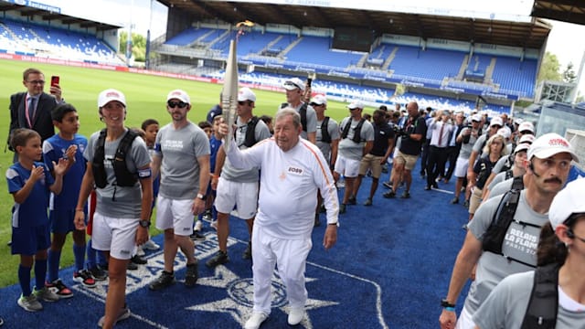 The torch hits the gold in Yonne