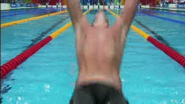 Lochte Shatters 200m Backstroke Record - Swimming | Beijing 2008 Highlights