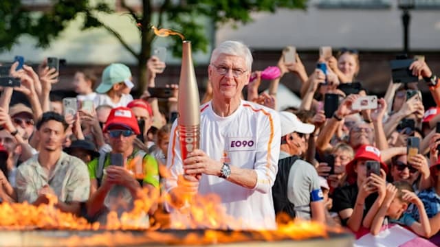 The European Community of Alsace and the Olympic Torch Relay celebrate Europe!