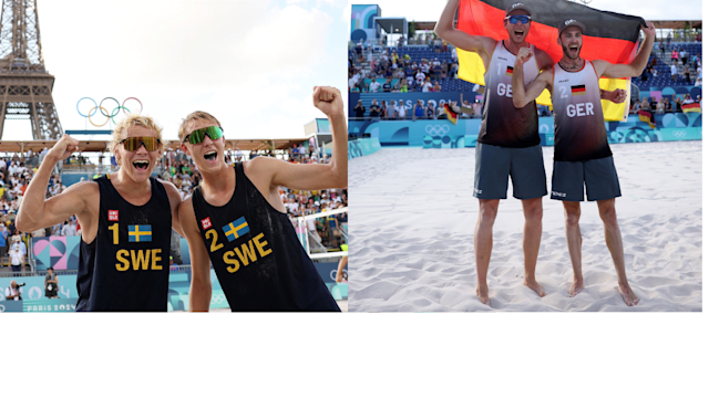 Preview of Germany vs. Sweden men’s beach volleyball final