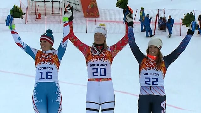 Hoefl-Riesch Wins Super Combined Gold - Alpine Skiing | Sochi 2014 Highlights