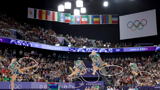 Farfalle di bronzo nella ginnastica ritmica a squadre!