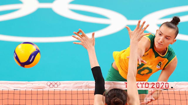 東京2020オリンピック 女子準決勝 アメリカとブラジルが決勝進出