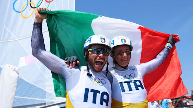 Italy sail to back-to-back Olympic mixed multihull gold