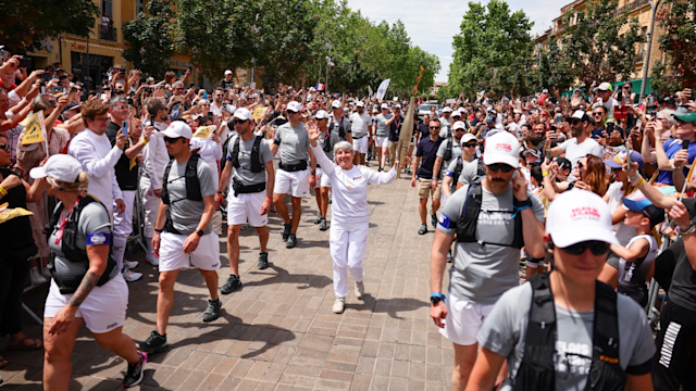 The Olympic torch visits the Gers!