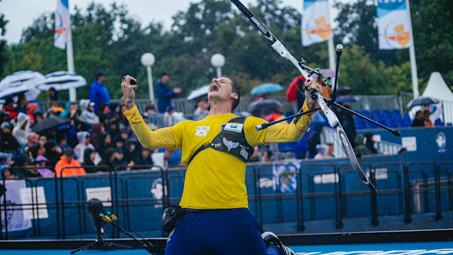 Marcus D'Almeida fatura o bronze no Mundial e garante vaga para o Brasil no tiro com arco em Paris 2024