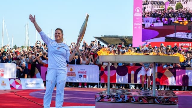 The Olympic Torch celebrates all the colours of the Morbihan, from Lorient to Vannes