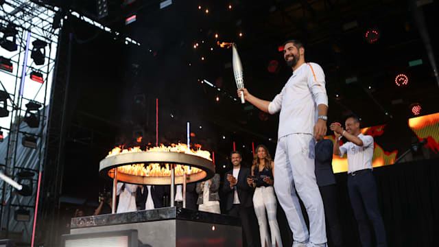 Relayeur de la flamme olympique, presque une habitude pour Nikola Karabatic