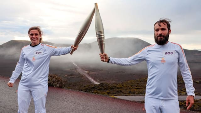 The Olympic torch explores the secrets of Réunion, the Intense Island