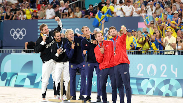 SWE v GER - Men's Gold Medal Match | Beach Volleyball | Olympic Games Paris 2024