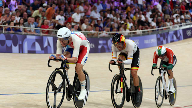 ウェア KEIRIN champion GIRLS GRAND PRIX 2024 Paris Olympics: Ellesse Andrews takes gold for New Zealand