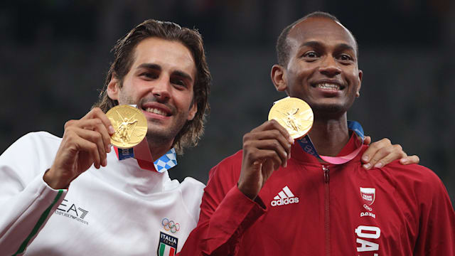 Barshim et Tamberi : Unis par l'or et l'amitié