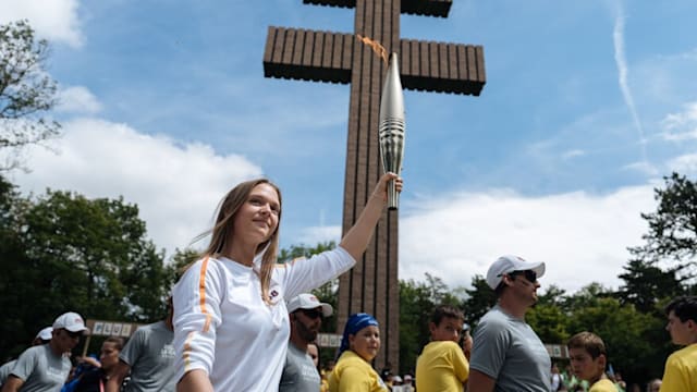 Celebrating history and sport in the Haute-Marne with the Olympic Torch!