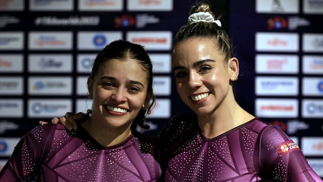 Alice Gomes e Camilla Lopes Gomes vão à final do Mundial de Trampolim, e Brasil assegura uma vaga em Paris 2024