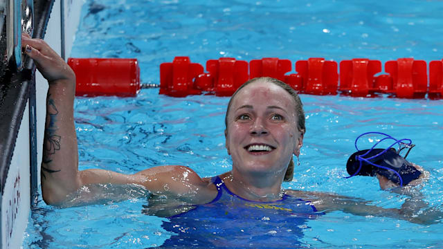 Sarah Sjostrom vence os 50m e é a mulher mais rápida das piscinas